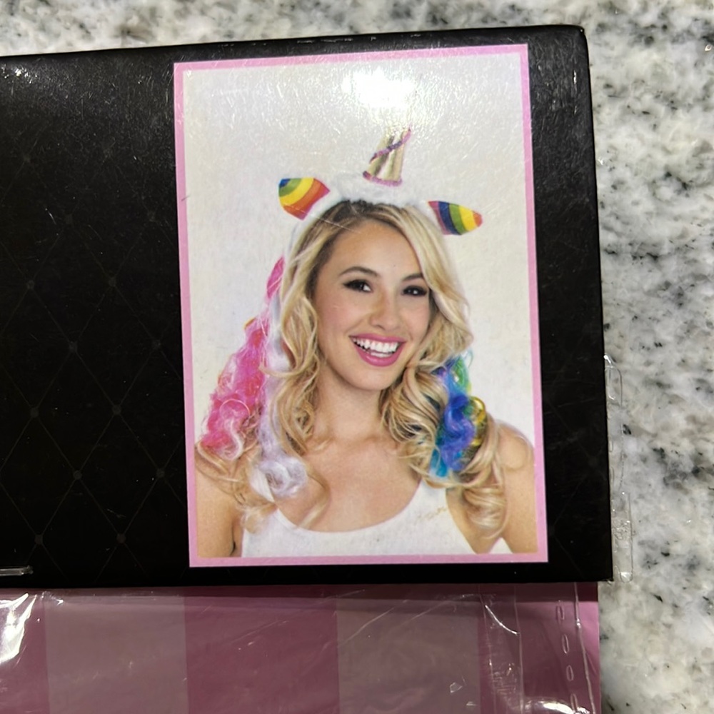 Unicorn headband with rainbow hair -Halloween